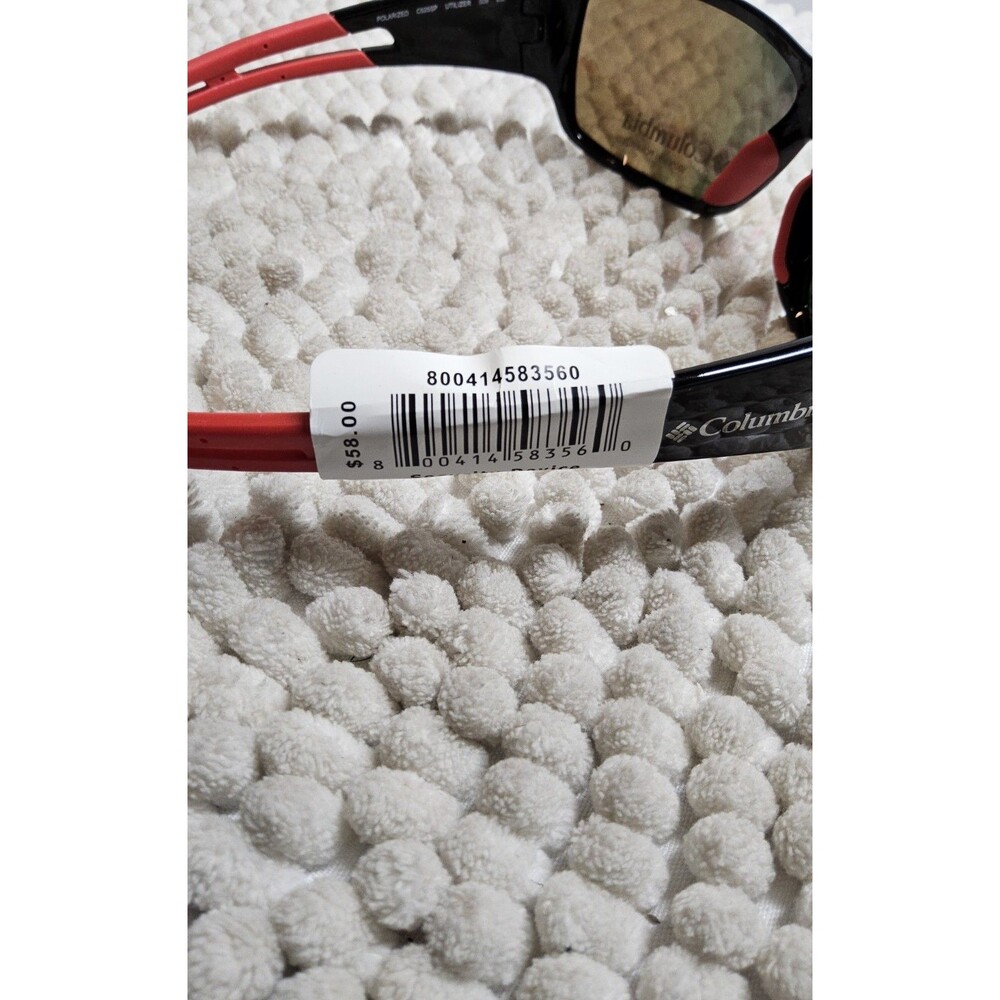 Columbia Extended Size Polarized Sunglasses Matte Black Frame - Picture 15 of 16